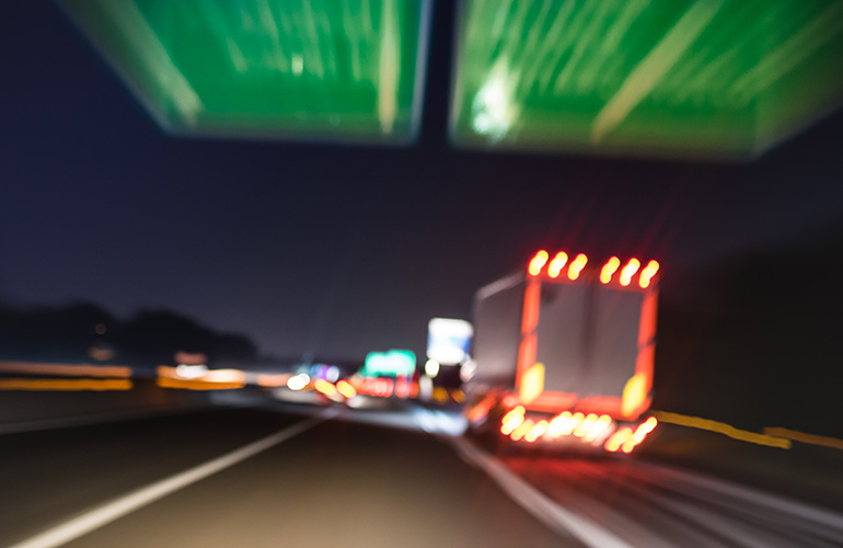 Difficulty driving at night