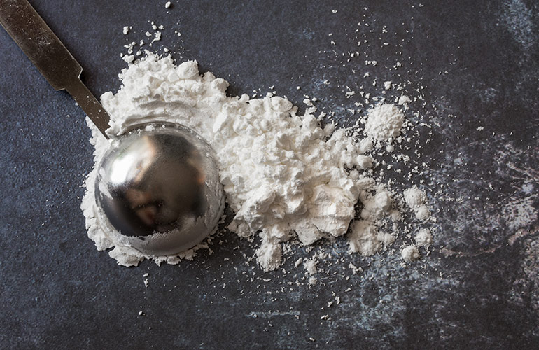 Make a cornflour paste