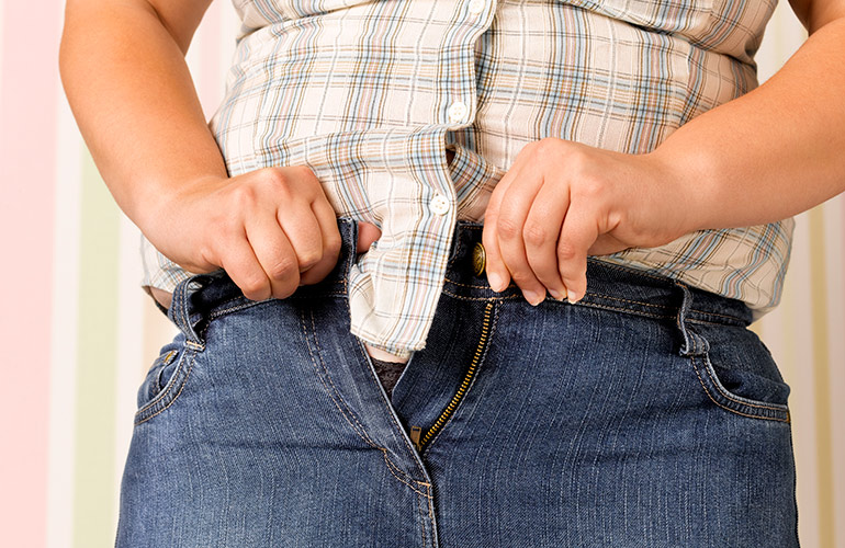 6. Clothes that fit tighter than usual?