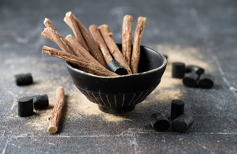 Make a licorice paste