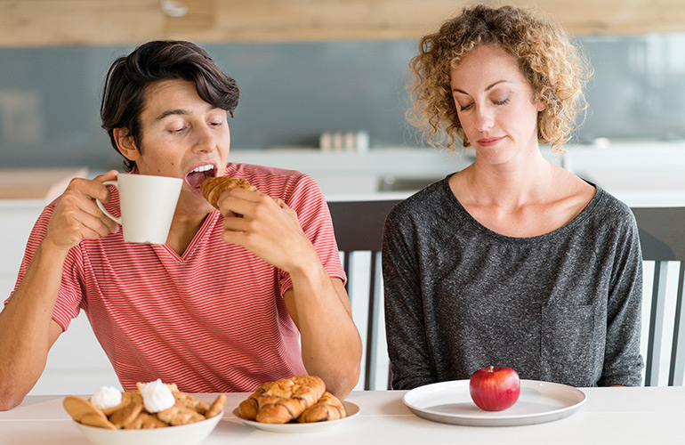 7. Ravenous but losing – or not gaining – weight?