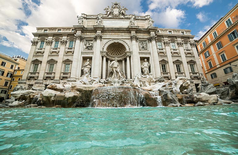 The Trevi Fountain, Rome, Italy