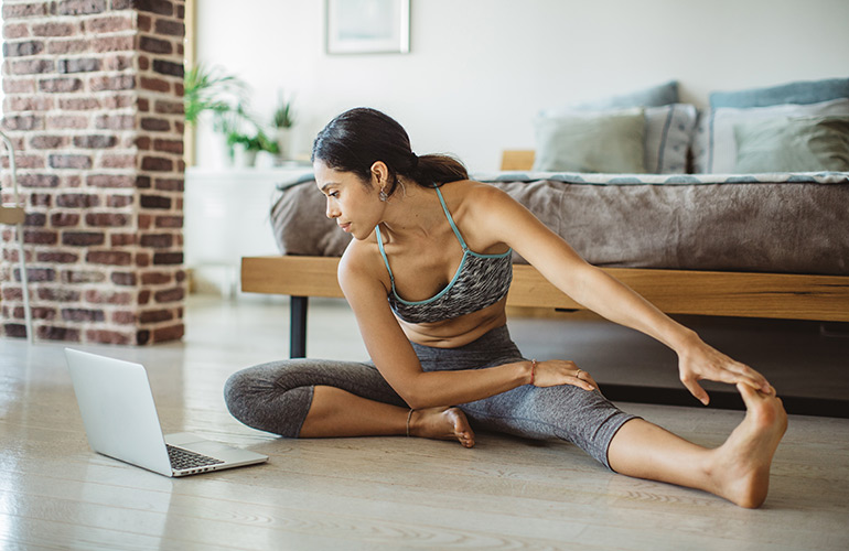 Try a virtual workout