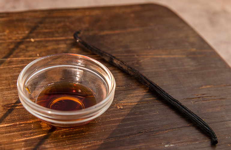 Dab on vanilla extract