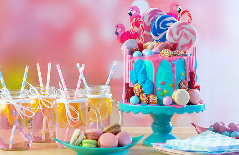 Throwing big birthday parties