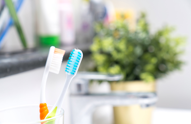 Toss your toothbrush