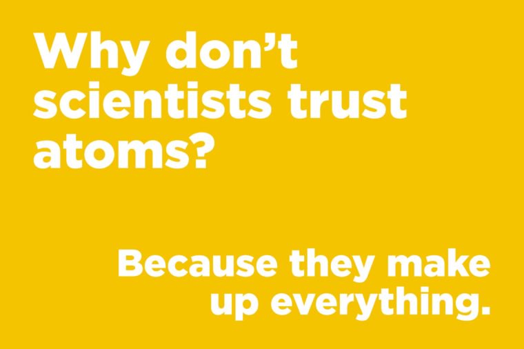 Why don’t scientists trust atoms?