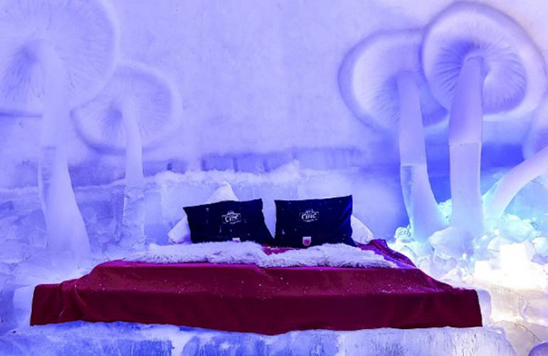 Hotel of Ice in Bâlea Lac, Romania