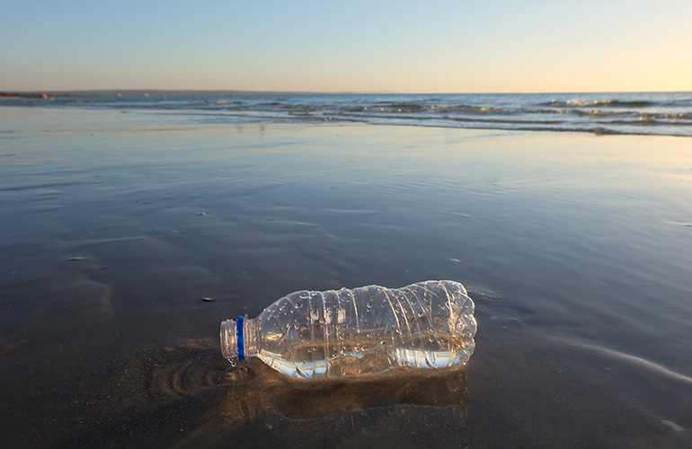 Bottled water is full of microplastic