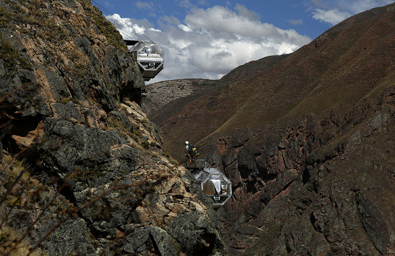 Skylodge Adventure Suites in Sacred Valley, Peru
