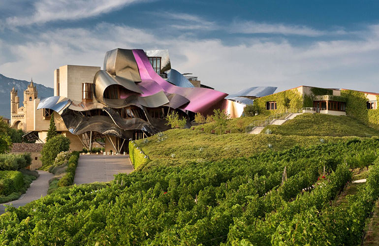 Hotel Marqués De Riscal in La Rioja, Spain