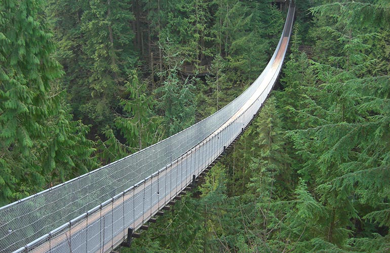 Capilano Bridge, Vancouver, Canada