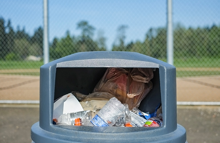Plastic water bottles aren’t being recycled