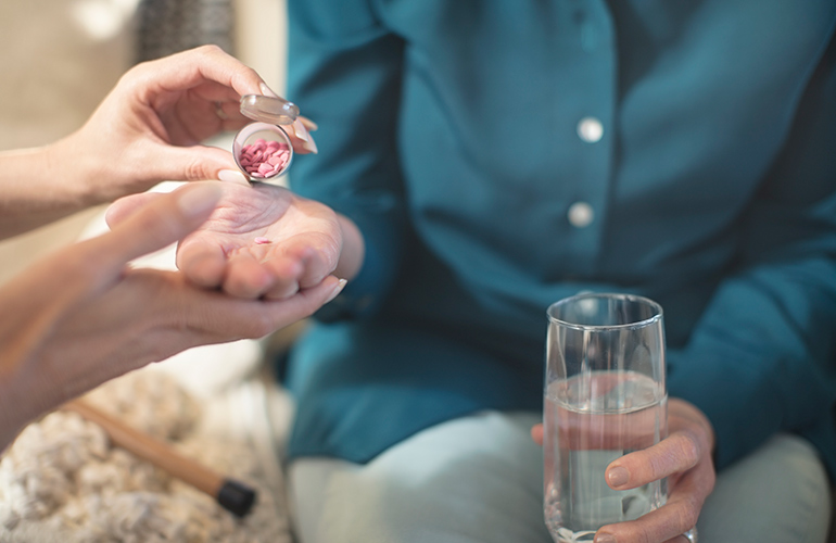 Never talk to a nurse as they’re preparing your medications
