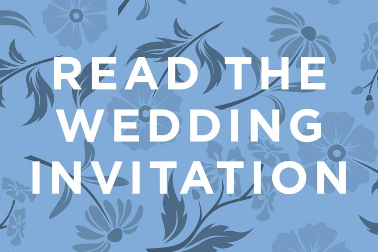 How to handle guests at a wedding: