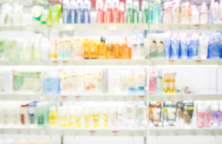 Beauty products count, too