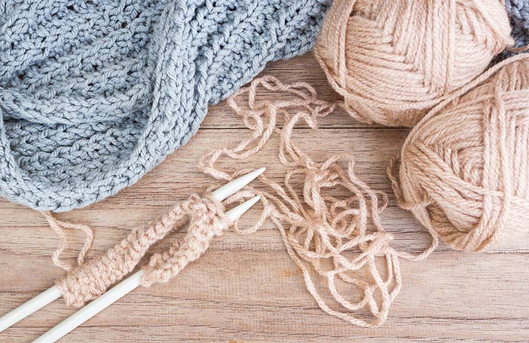 Take up knitting