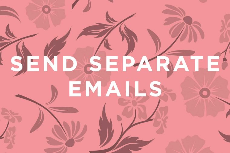 When to email thank-yous: