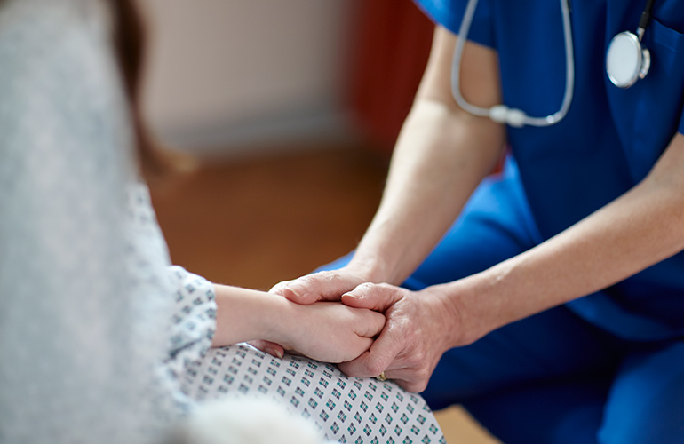 We admire strong-willed patients