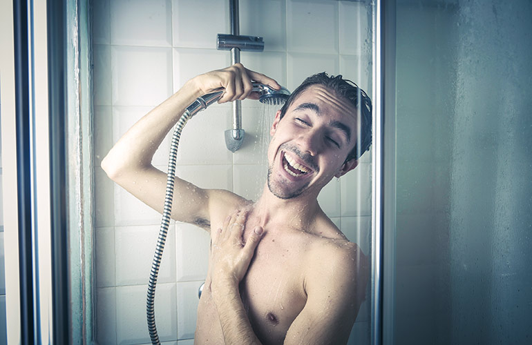 Shower singing