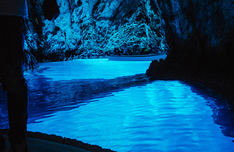 Blue Cave, Bisevo, Croatia