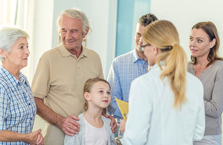 Hospitals are for sick people, not family reunions