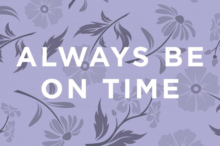 Here’s the hard truth about punctuality: