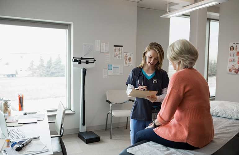 Ask the nurse for recommendations