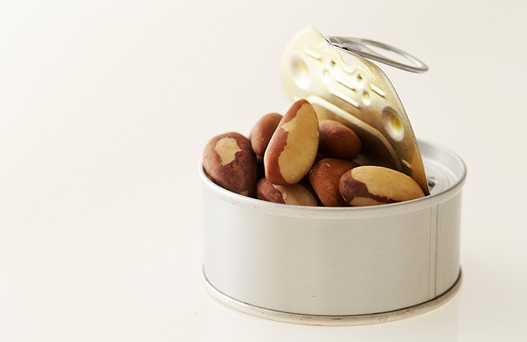 Canned nuts