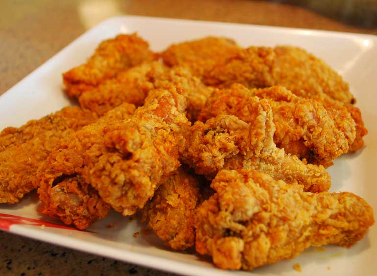 Make crispy chicken. Never leave the house again