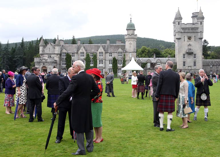 8. If she is at Balmoral