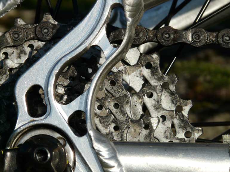 2. Degrease the drive train