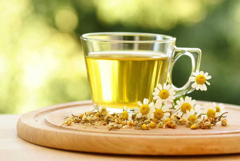 9. Chamomile tea