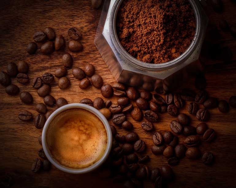 10. Wake to the smell of coffee