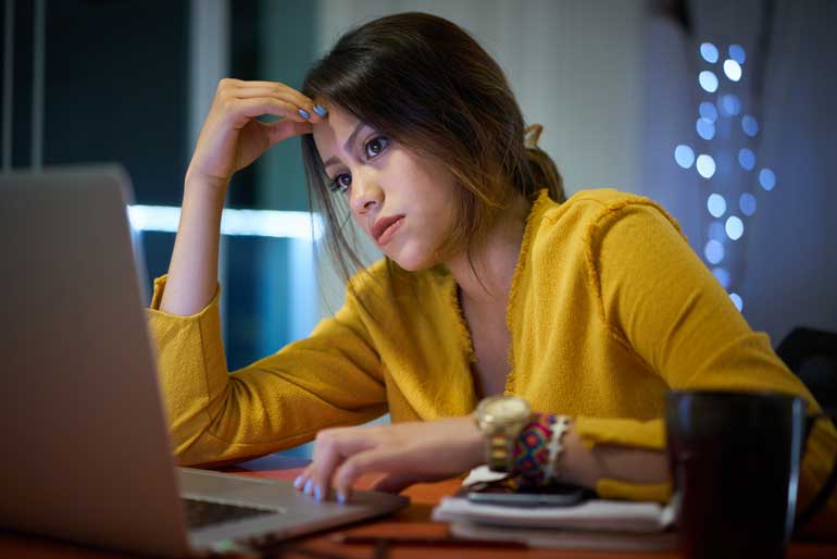 You're on a major work deadline