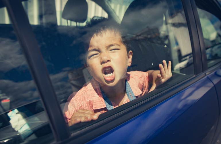 8. Your kid is acting up
