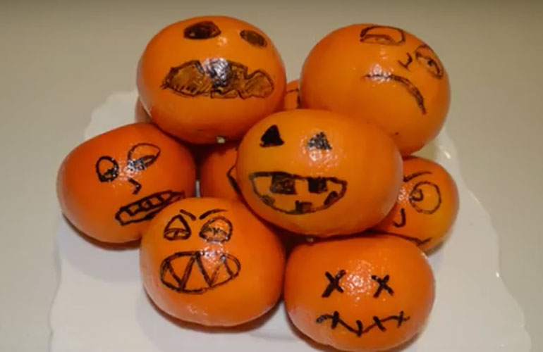3. Funny Fruit Faces