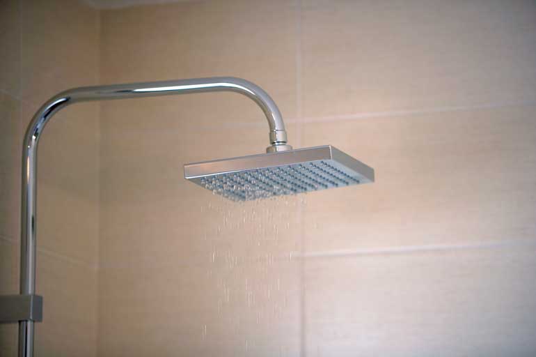 5. Cut down on your showering time 