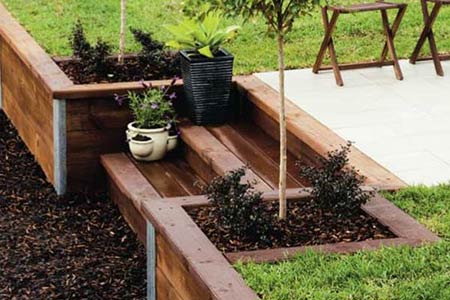 How To Build A Retaining Wall Fast Reader S Digest Australia - Diy Timber Sleeper Retaining Wall