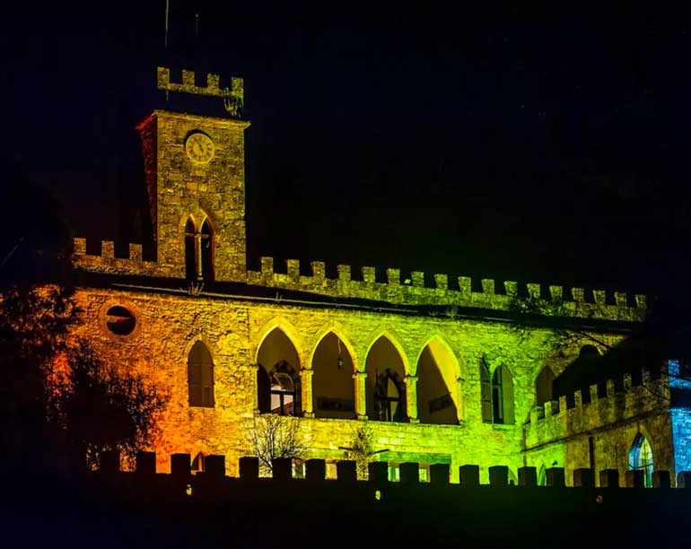 6. Castle of Badia in Poggibonsi, Italy