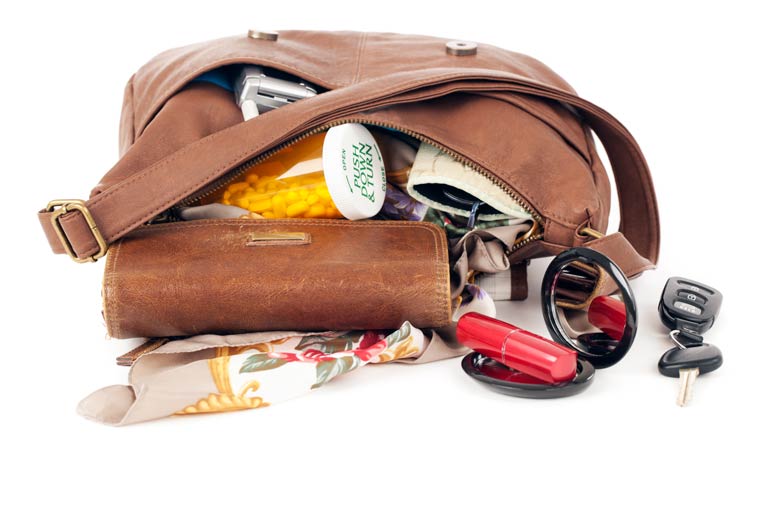 7. You keep medicine in your purse