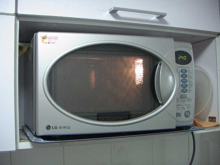 4. The microwave