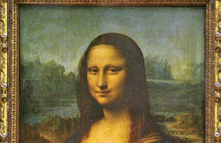 Mona Lisa mystery #3: The broken backdrop