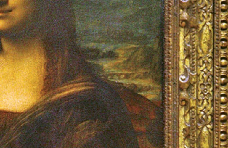 Mona Lisa mystery #5: The unknown bridge