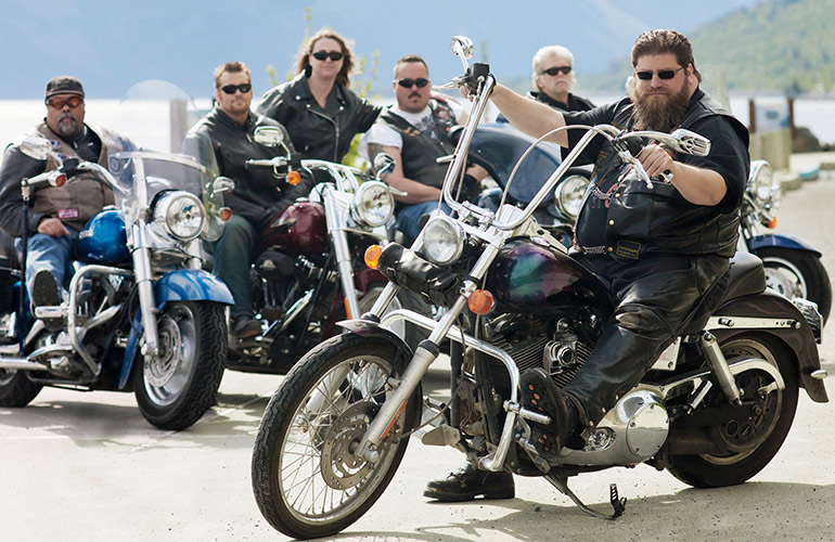 Freed by a motorcycle gang