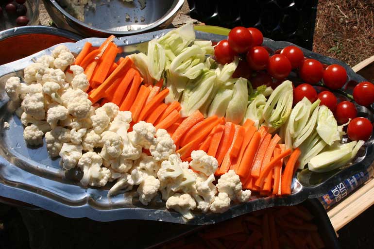 The food ran out before the party was over