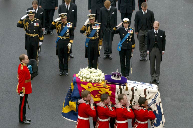 13. The Queen will lie in state