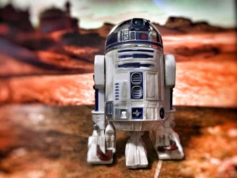 10. Well, it just took one man to portray R2D2 and an Ewok