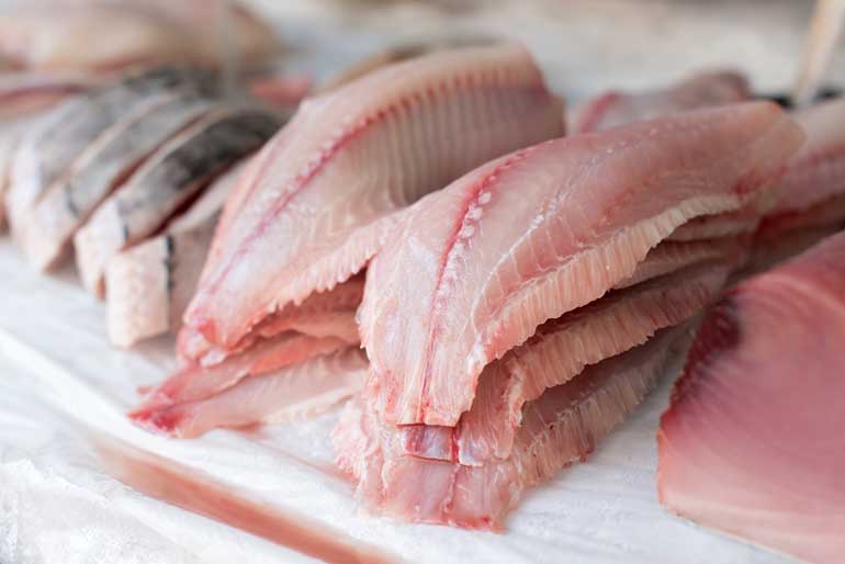 8. Raw fish