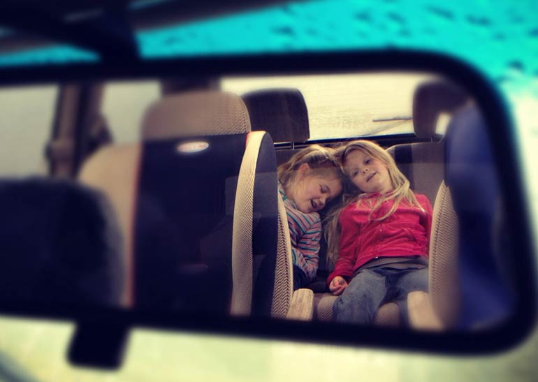 4. You watch the rear-view more than the road